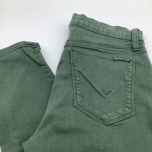 Hudson Womens‎ Natalie Super Skinny Jeans Green Size 28